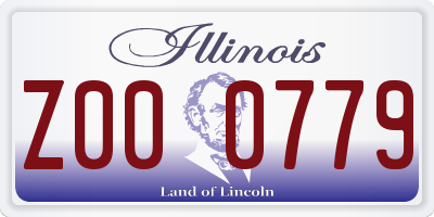 IL license plate Z000779