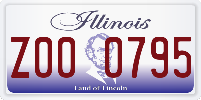 IL license plate Z000795