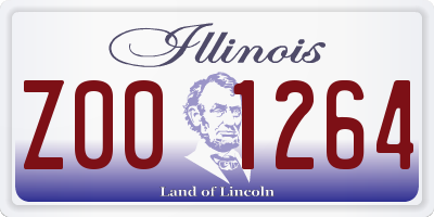 IL license plate Z001264