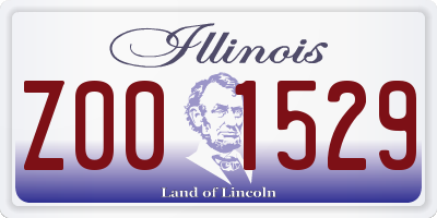 IL license plate Z001529
