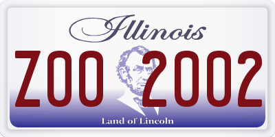 IL license plate Z002002