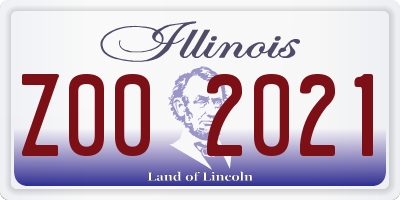 IL license plate Z002021