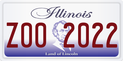 IL license plate Z002022