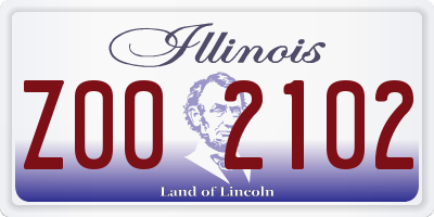 IL license plate Z002102
