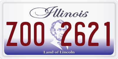 IL license plate Z002621