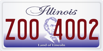 IL license plate Z004002