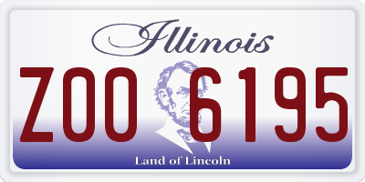 IL license plate Z006195