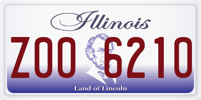 IL license plate Z006210