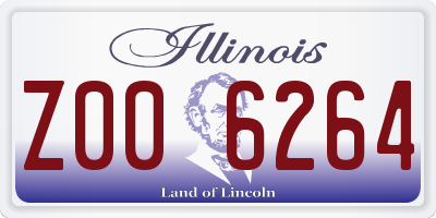 IL license plate Z006264