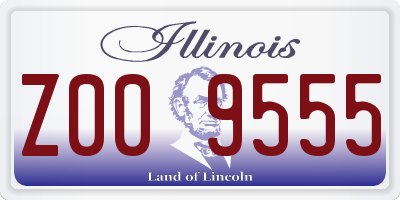 IL license plate Z009555