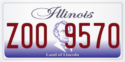 IL license plate Z009570