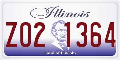 IL license plate Z021364
