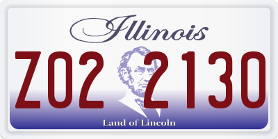 IL license plate Z022130