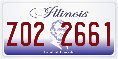 IL license plate Z022661