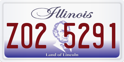 IL license plate Z025291