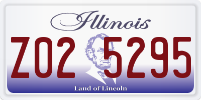 IL license plate Z025295