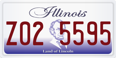 IL license plate Z025595