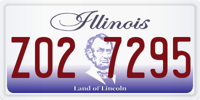 IL license plate Z027295