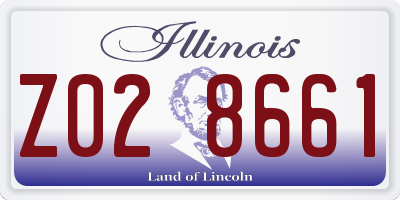 IL license plate Z028661