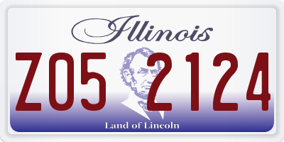 IL license plate Z052124