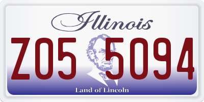 IL license plate Z055094