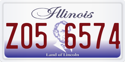 IL license plate Z056574