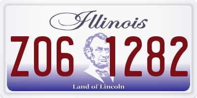 IL license plate Z061282