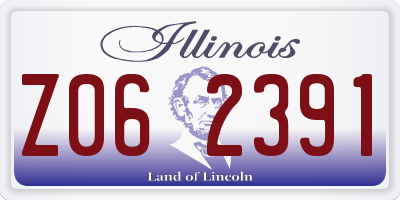 IL license plate Z062391