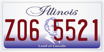 IL license plate Z065521