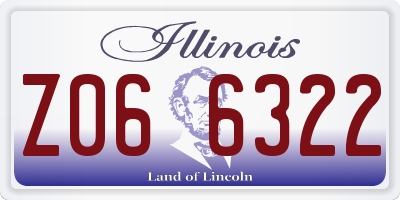 IL license plate Z066322