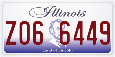 IL license plate Z066449