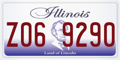 IL license plate Z069290