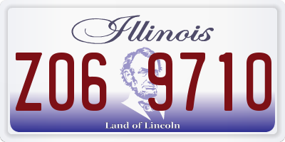 IL license plate Z069710