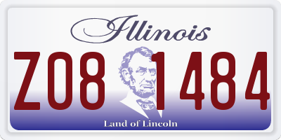 IL license plate Z081484
