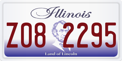 IL license plate Z082295