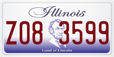 IL license plate Z083599