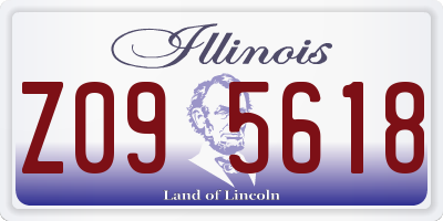 IL license plate Z095618