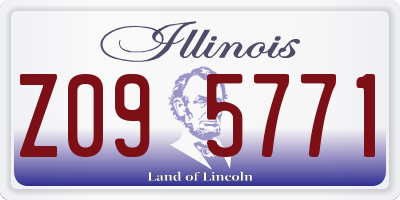 IL license plate Z095771