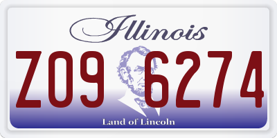 IL license plate Z096274