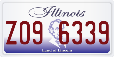 IL license plate Z096339