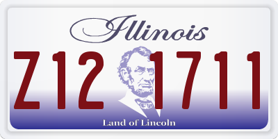 IL license plate Z121711