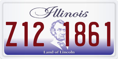 IL license plate Z121861