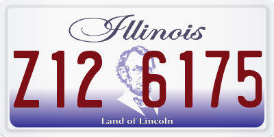 IL license plate Z126175
