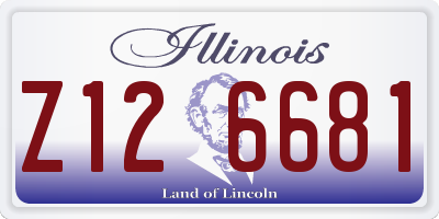 IL license plate Z126681