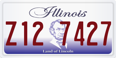 IL license plate Z127427