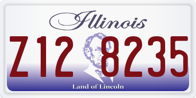 IL license plate Z128235