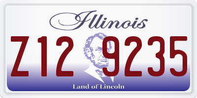 IL license plate Z129235