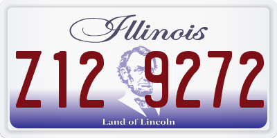 IL license plate Z129272