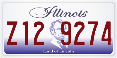 IL license plate Z129274