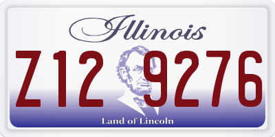 IL license plate Z129276